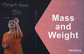 Mass and weight 