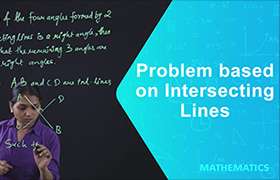 Problem based on intersecting lines 