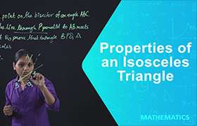 Properties of an Isosceles Triangle 
