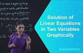 Solution of Linear Equations in two variables graphical ...