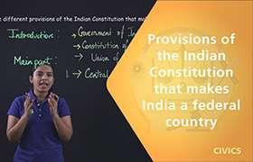 Provisions of the Indian Constitution that makes India  ...
