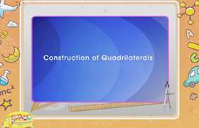 Construction of quadrilaterals 