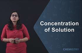 Concentration of solution 