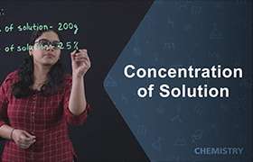 Concentration of solution-1 