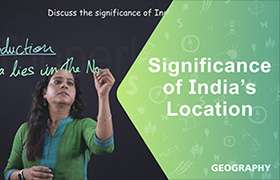 Significance of India's location 