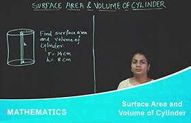 Surface Area and Volume of Cylinder 