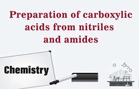 Preparation of carboxylic acids from nitriles and amide ...