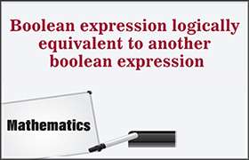 Boolean expression logically equivalent to another bool ...