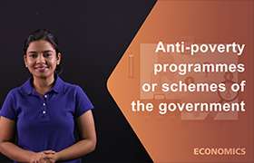 Anti-poverty programmes or schemes of the government ...