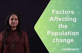 Factors affecting the population change ...