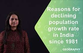 Reasons for declining population growth rate in India s ...