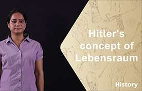 Hitler's concept of 'Lebensraum'. 