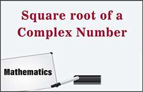 Square root of a complex number 