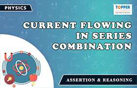 Current flowing in series combination 