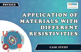 Application of materials with different resistivities 