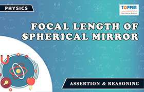 Focal length of spherical mirror 