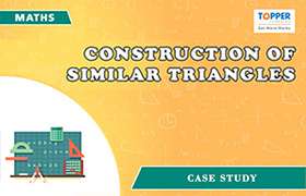 Construction of similar triangles 