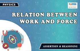 Relation between Work and force 