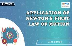 Application of Newton's First law of motion 