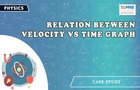 Relation between velocity vs time graph 
