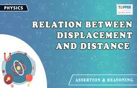 Relation between Displacement and Distance 