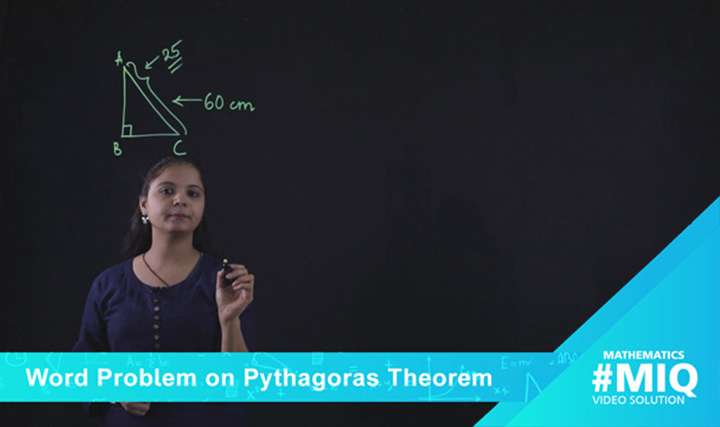 Word Problem on Pythagoras Theorem - 