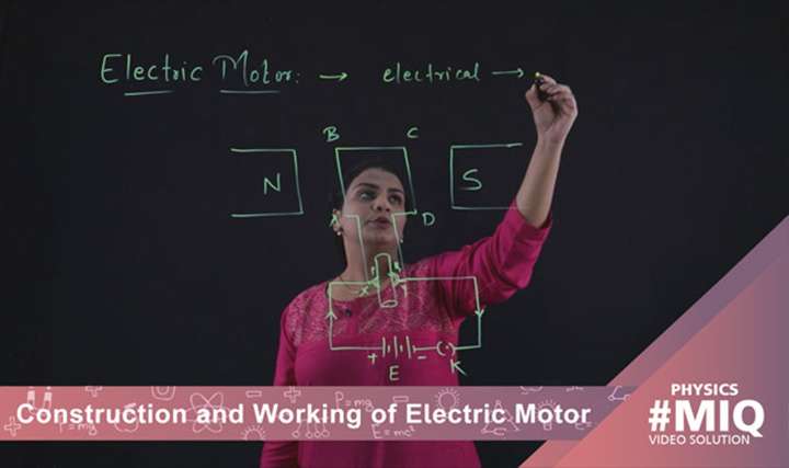 Construction and working of electric motor - 