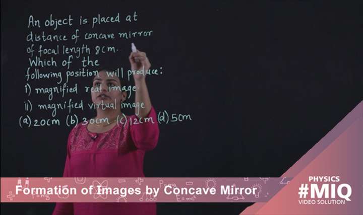 Formation of images by concave mirror - 