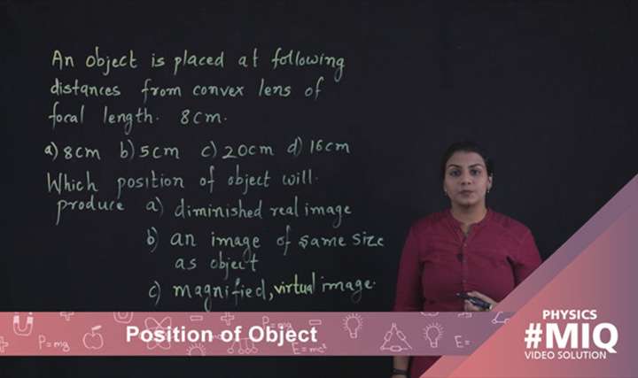 Position of object - 