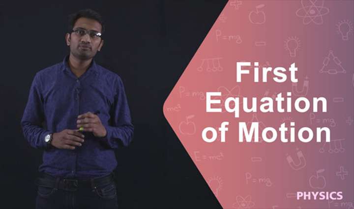 first equation of motion - 