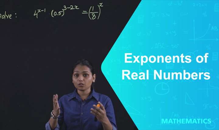 Exponents of real numbers - 1 - 