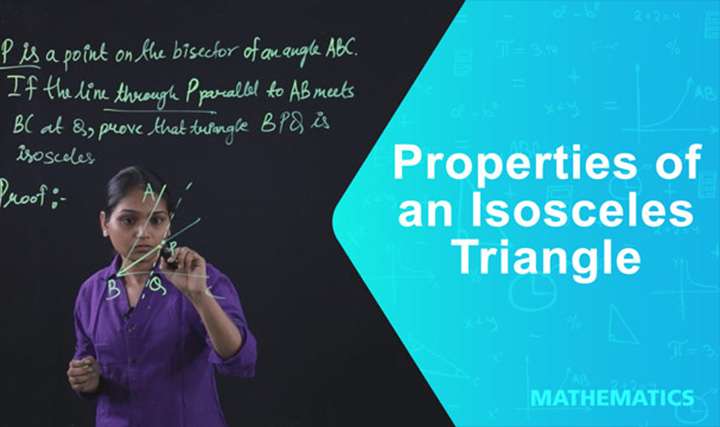 Properties of an Isosceles Triangle - 