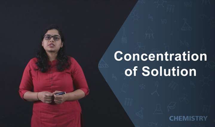 Concentration of solution - 