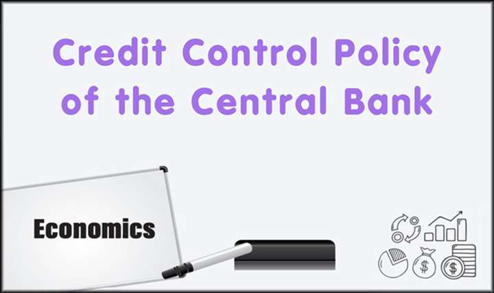credit control policy of central bank