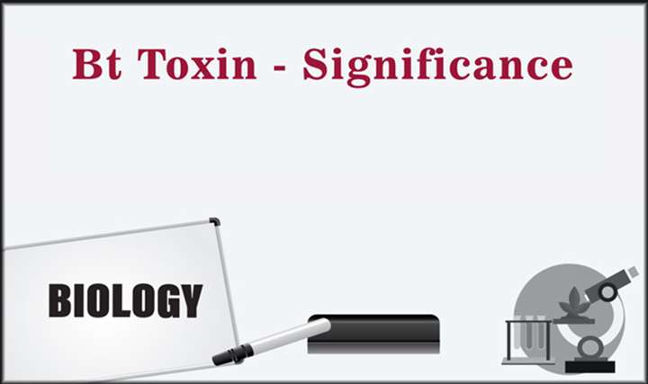 Bt Toxin- Significance - 