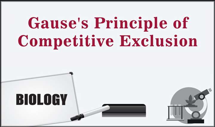 Gause's Principle of Competitive Exclusion - 