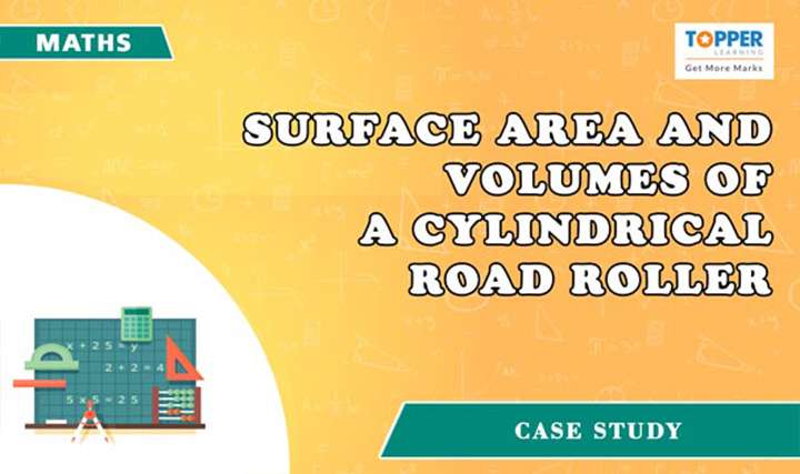 Surface Area and volumes of a cylindrical road roller - 