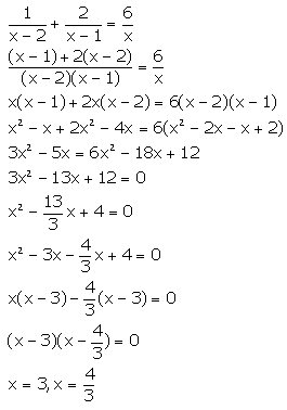 Frank Solutions Icse Class 10 Mathematics Chapter - Quadratic Equations