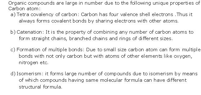 Frank Solutions Icse Class 10 Chemistry Chapter - A Organic Compounds