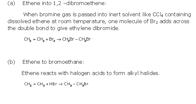 Frank Solutions Icse Class 10 Chemistry Chapter - C Unsaturated Hydrocarbons