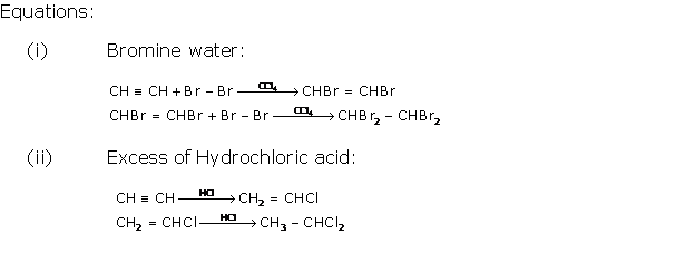 Frank Solutions Icse Class 10 Chemistry Chapter - D Alkynes