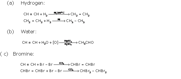 Frank Solutions Icse Class 10 Chemistry Chapter - D Alkynes