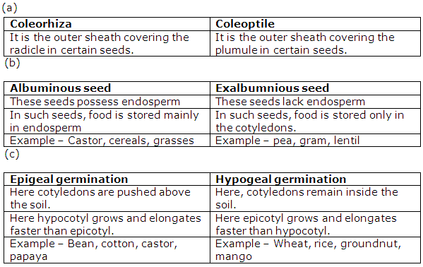 Frank Solutions Icse Class 9 Biology Chapter - Seeds Structure And Germination