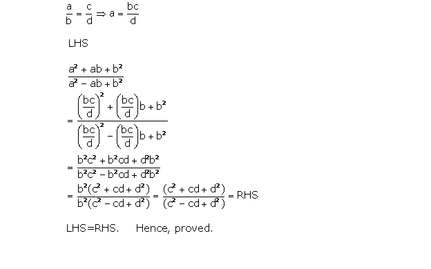 Frank Solutions Icse Class 10 Mathematics Chapter - Ratio And Proportion