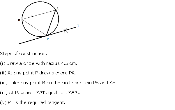 Frank Solutions Icse Class 10 Mathematics Chapter - Constructions