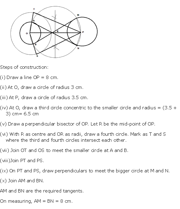 Frank Solutions Icse Class 10 Mathematics Chapter - Constructions