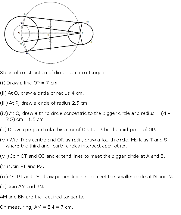 Frank Solutions Icse Class 10 Mathematics Chapter - Constructions