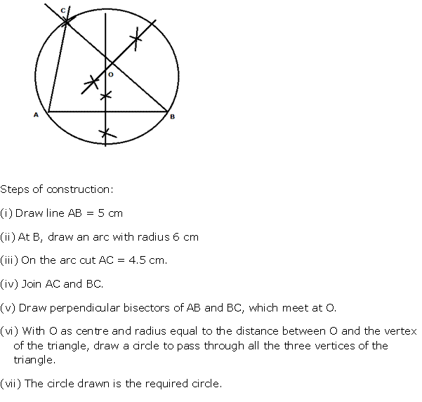 Frank Solutions Icse Class 10 Mathematics Chapter - Constructions