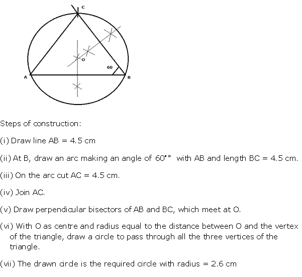 Frank Solutions Icse Class 10 Mathematics Chapter - Constructions