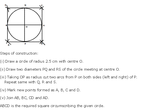 Frank Solutions Icse Class 10 Mathematics Chapter - Constructions